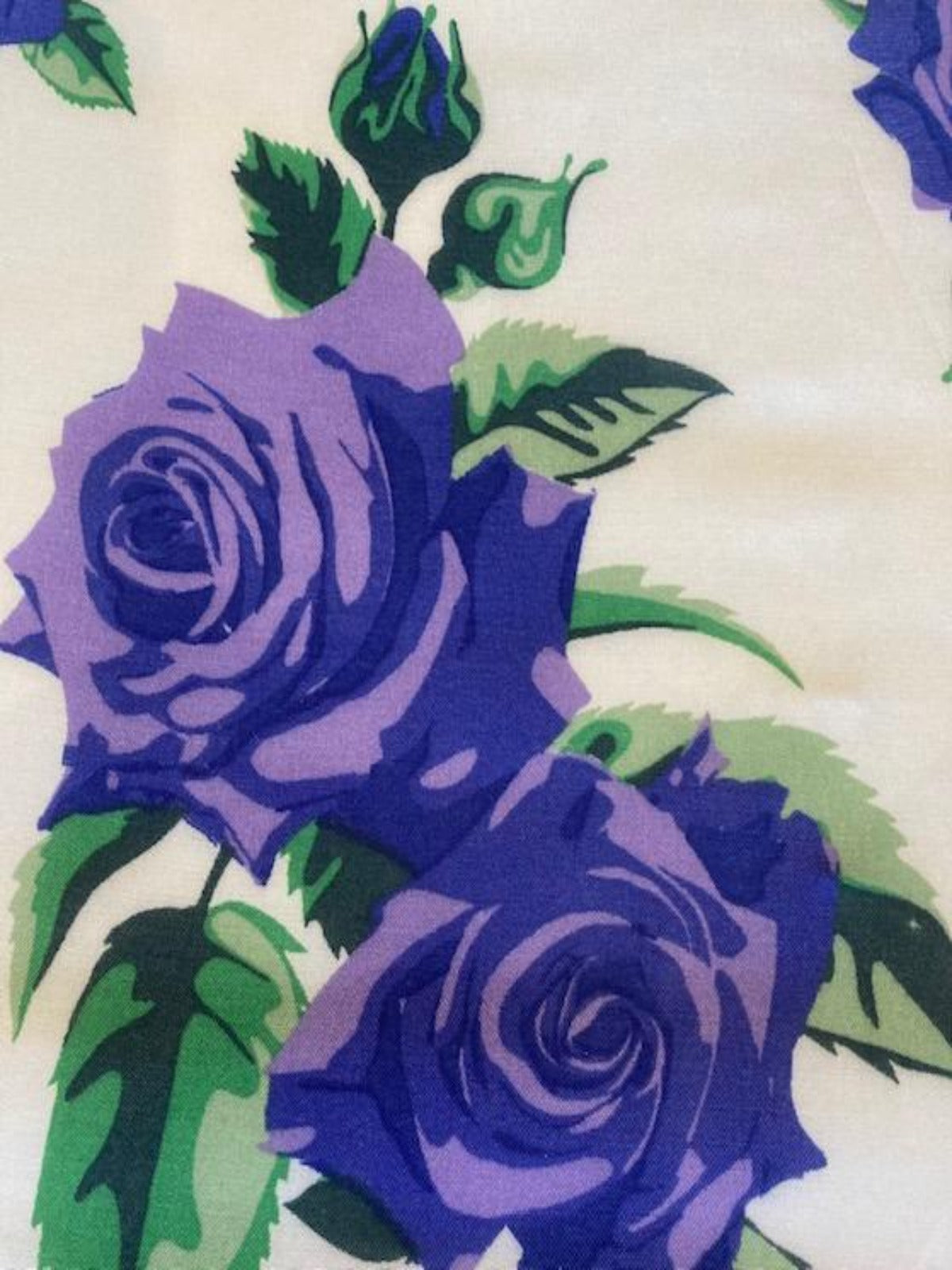 Purple Rose on White Soft Touch