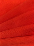 Raspberry Red Crinkle Woven with some stretch - Blouse Weight