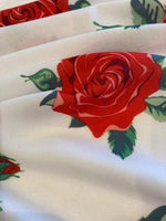 Red Rose on White Soft Touch