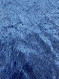 Royal Blue Crushed Stretch Velvet