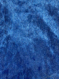 Royal Blue Crushed Stretch Velvet