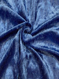 Royal Blue Crushed Stretch Velvet