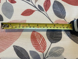 Grey / Rust Leaf Cotton Furnishing