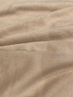 Sand Double Sided Suede with Stretch