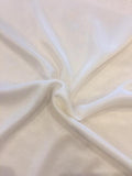 Shiny & Soft Ivory Satin Knit with one way stretch - Deadstock fabric on AmoThreads