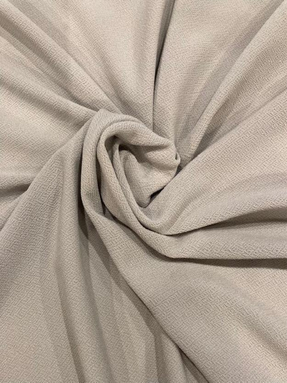 Silver Knitted Crepe