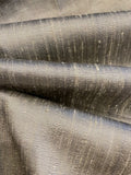 Pale Silver Silk Dupion with Sheen