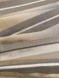 Silver Grey Satin Stripe Furnishing
