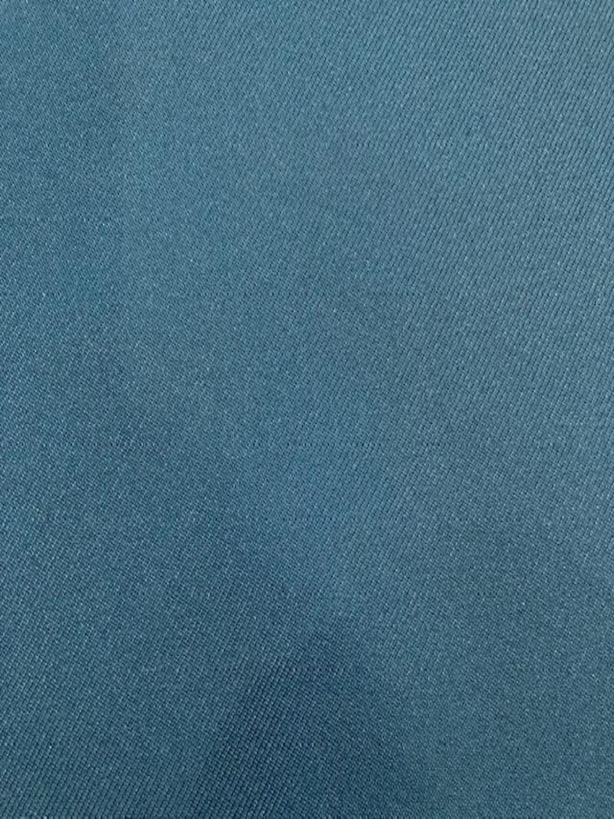 Teal Twill with Mechanical Stretch RECYCLED Polyester