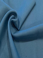 Teal Twill with Mechanical Stretch RECYCLED Polyester