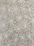 White Daisy Self Coloured Burnout